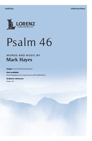 Psalm 46 SATB choral sheet music cover Thumbnail